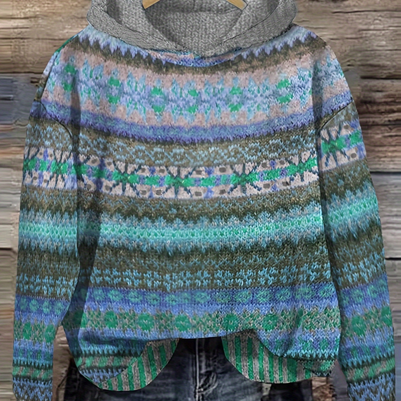 

Hooded Sweater With 7 Different Patterns