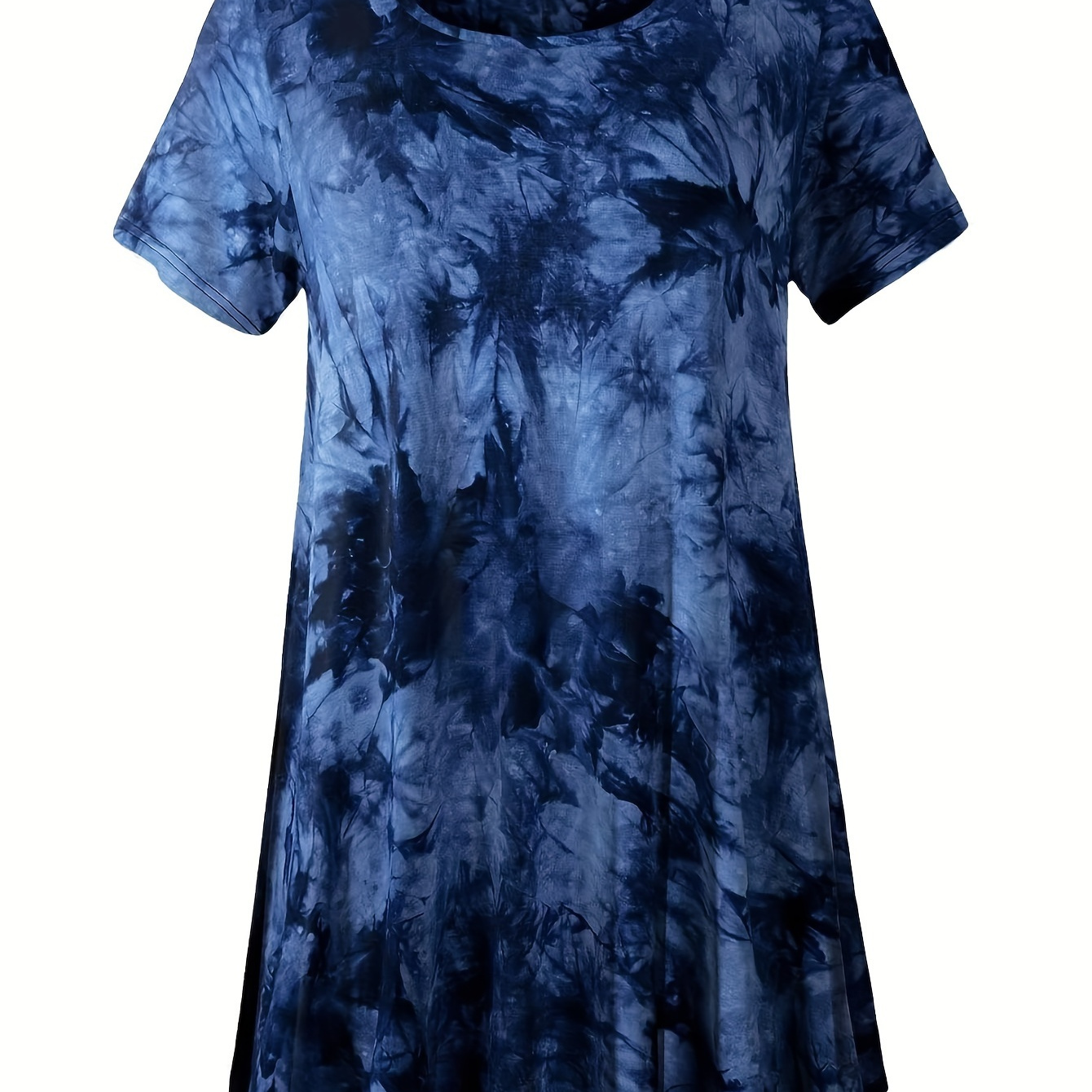 

Womens Plus Size Short Sleeve Casual Summer Round Neck Shirts For Leggings