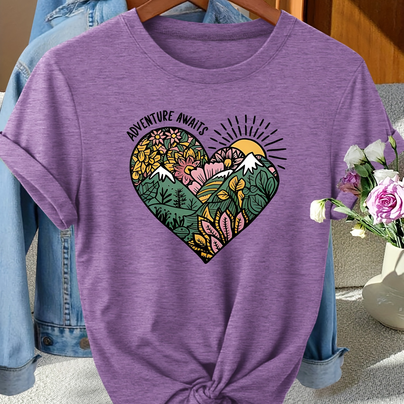 Women's Heart-Shaped T-Shirt