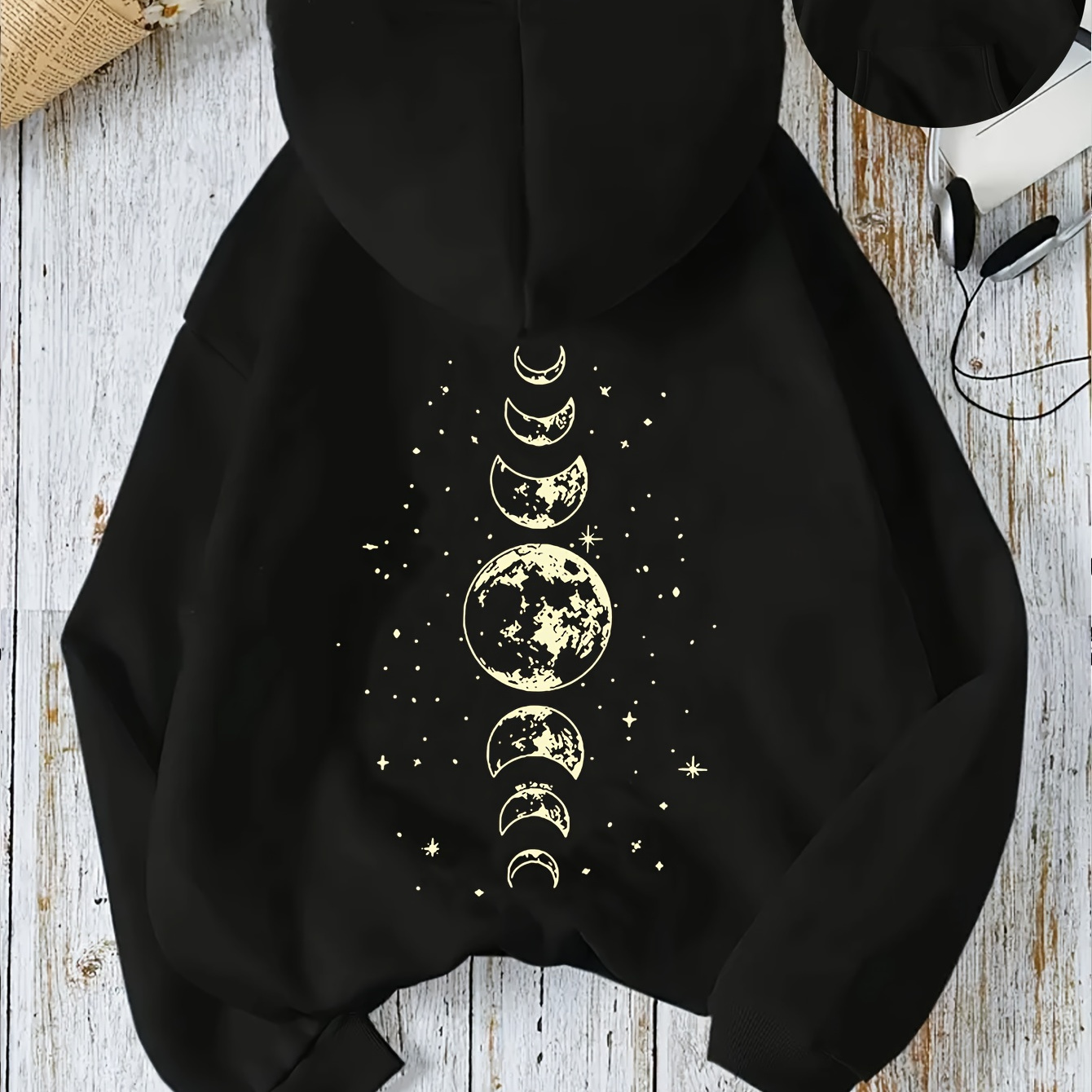 

Long Drawstring Sweatshirt, Women's Clothing