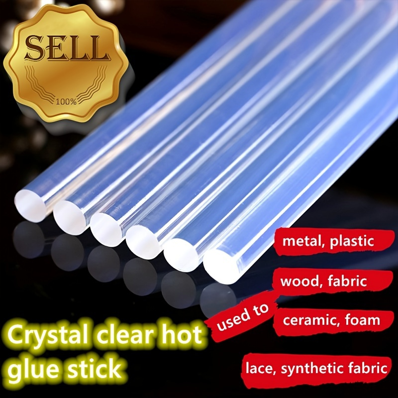 30pcs Black Hot Melt Glue Adhesive Sticks 75 x 7mm for Big Heating Glue