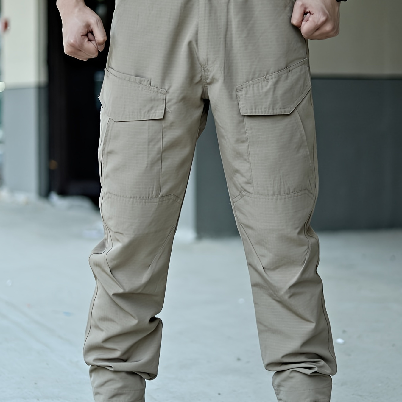 Khaki Cargo Pants - Temu