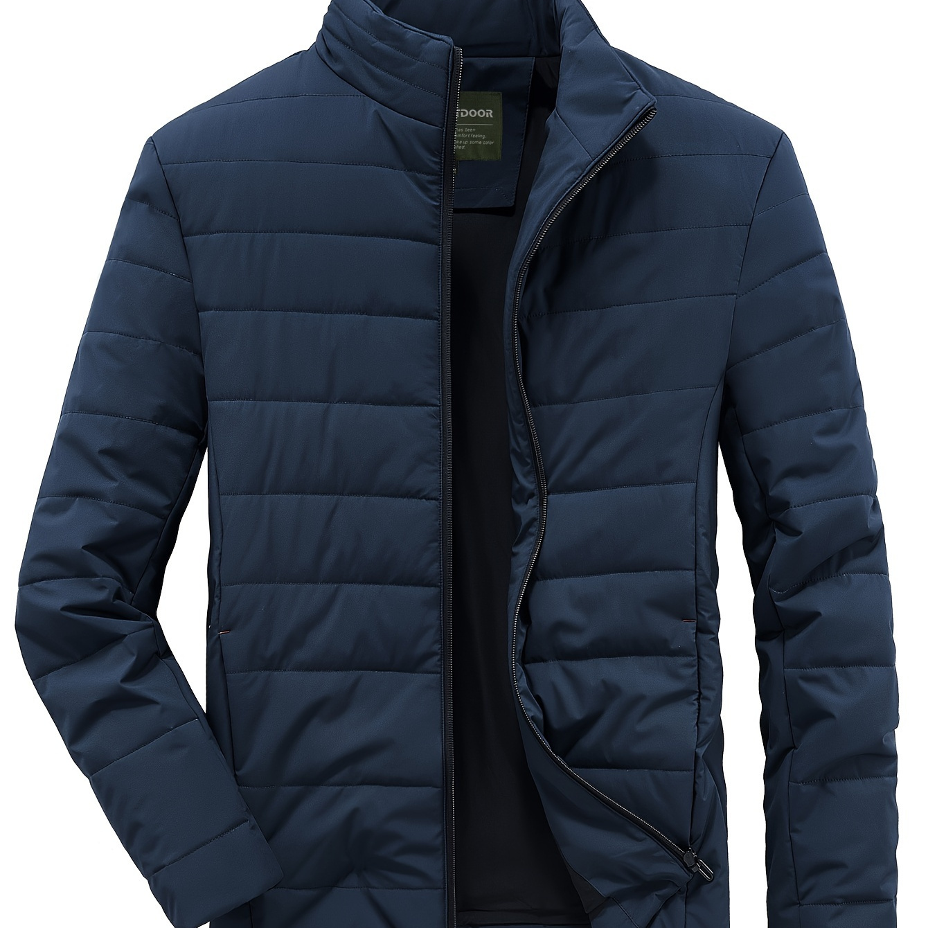 

Veste à Col - Chaude, Décontractée & Polyvalente Fermeture Éclair et Longues