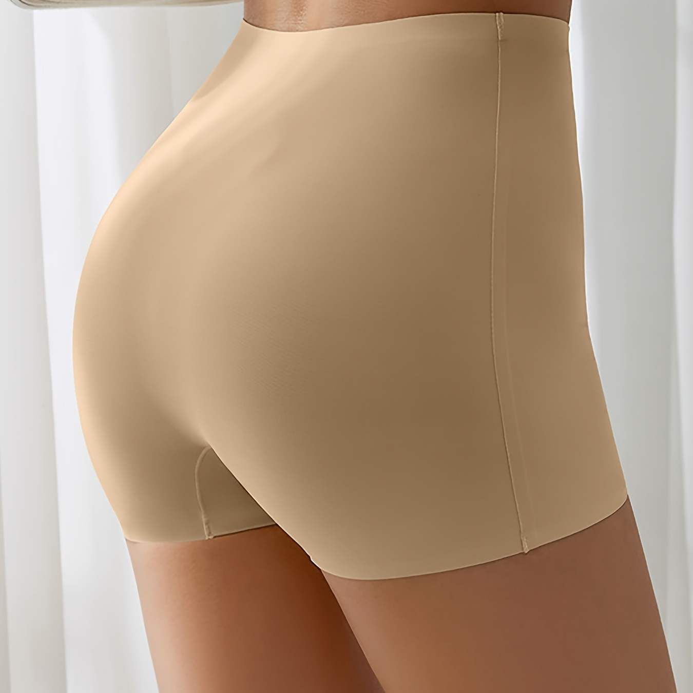 Seamless Solid Shaping Panties Tummy Control Compression