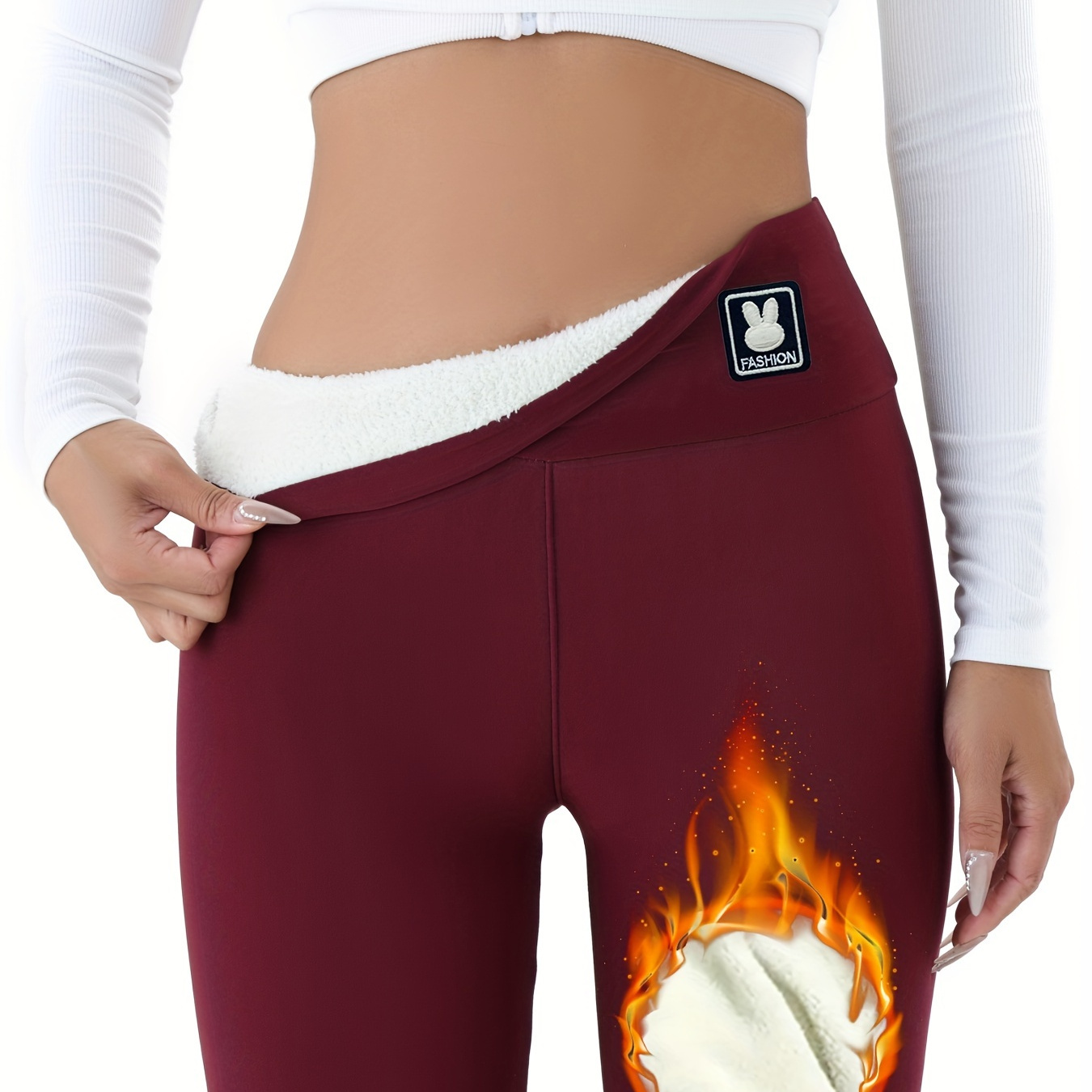 

Leggings doublées en , leggings moulants taille , vêtements pour femmes