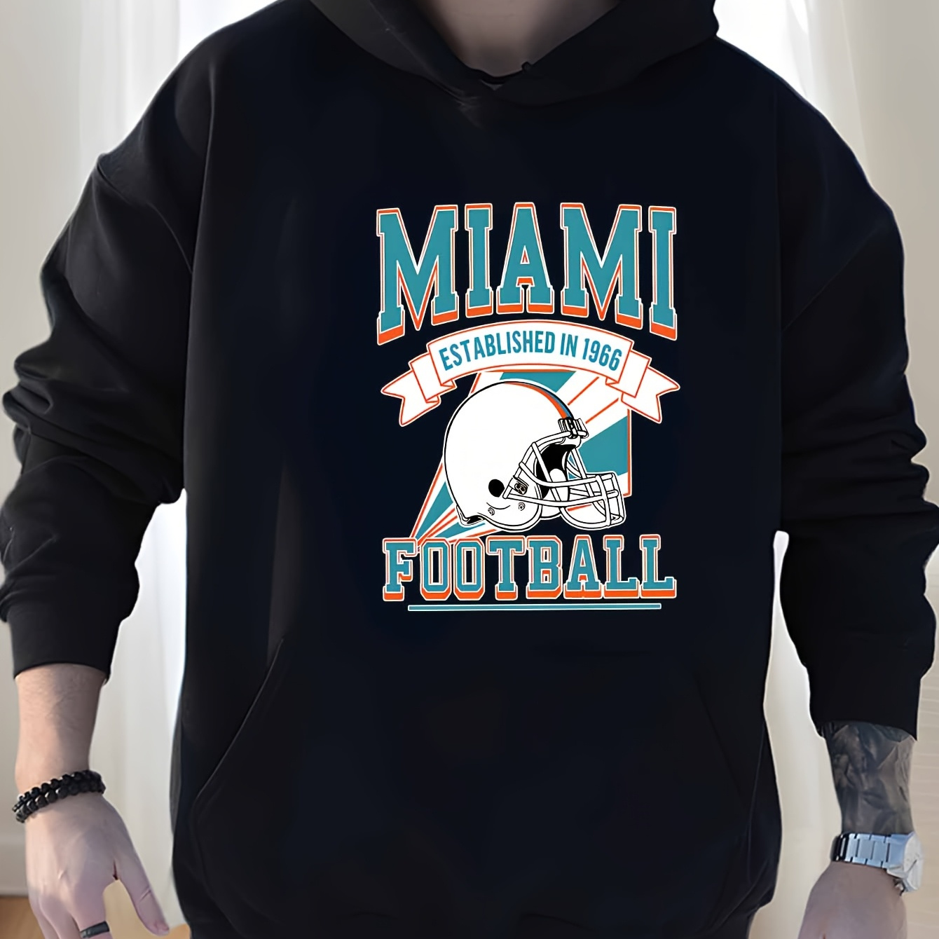 

Lettering , , Drawstring, And Hooded Sweatshirt