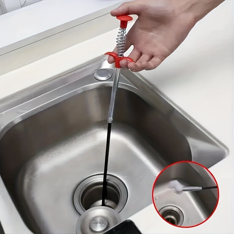 90cm/35.43 Inch Sink Drains Grabber Tool Flexible Long Reach Claw