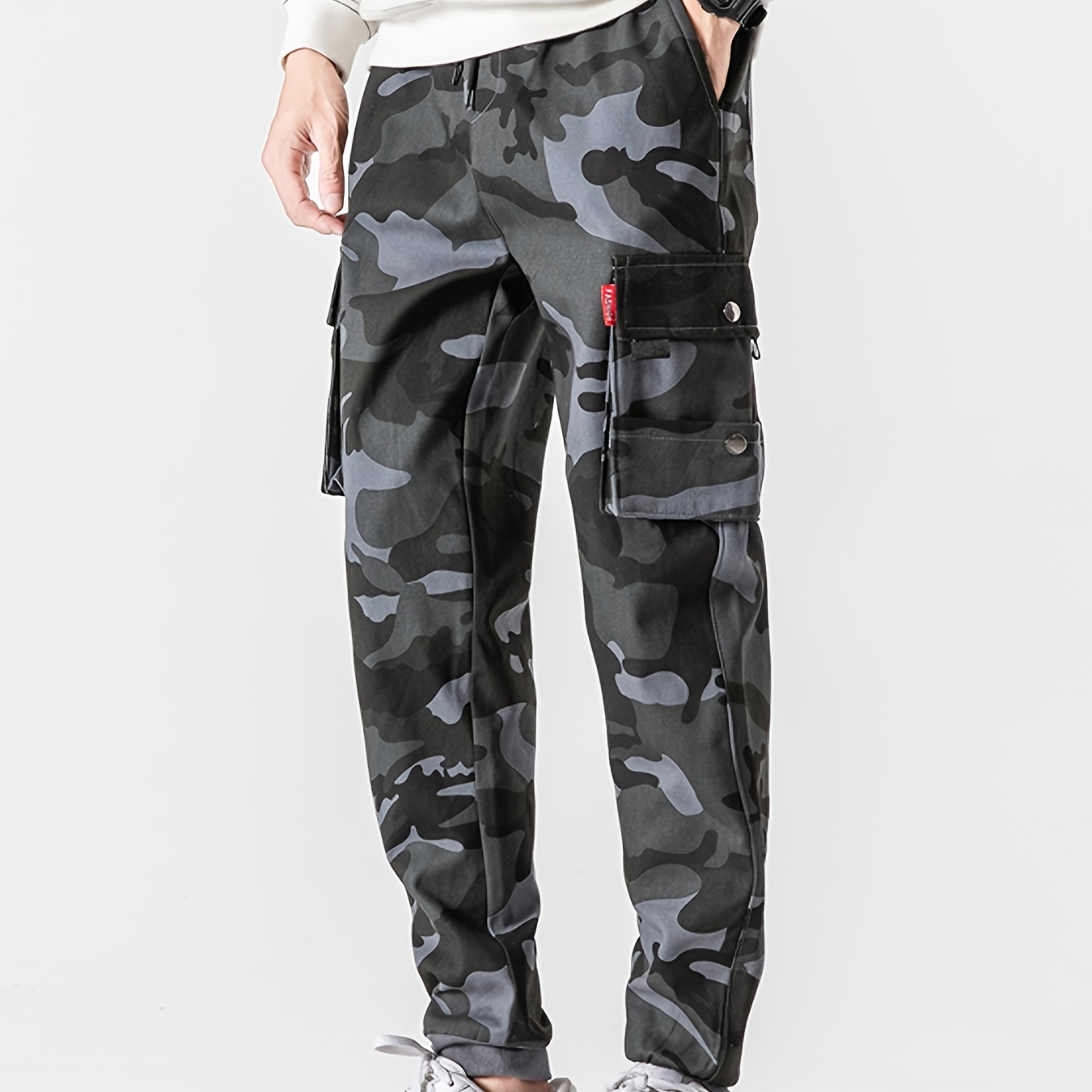 Spring And Autumn Camouflage Cargo Pants Men's Street Style Cotton ...