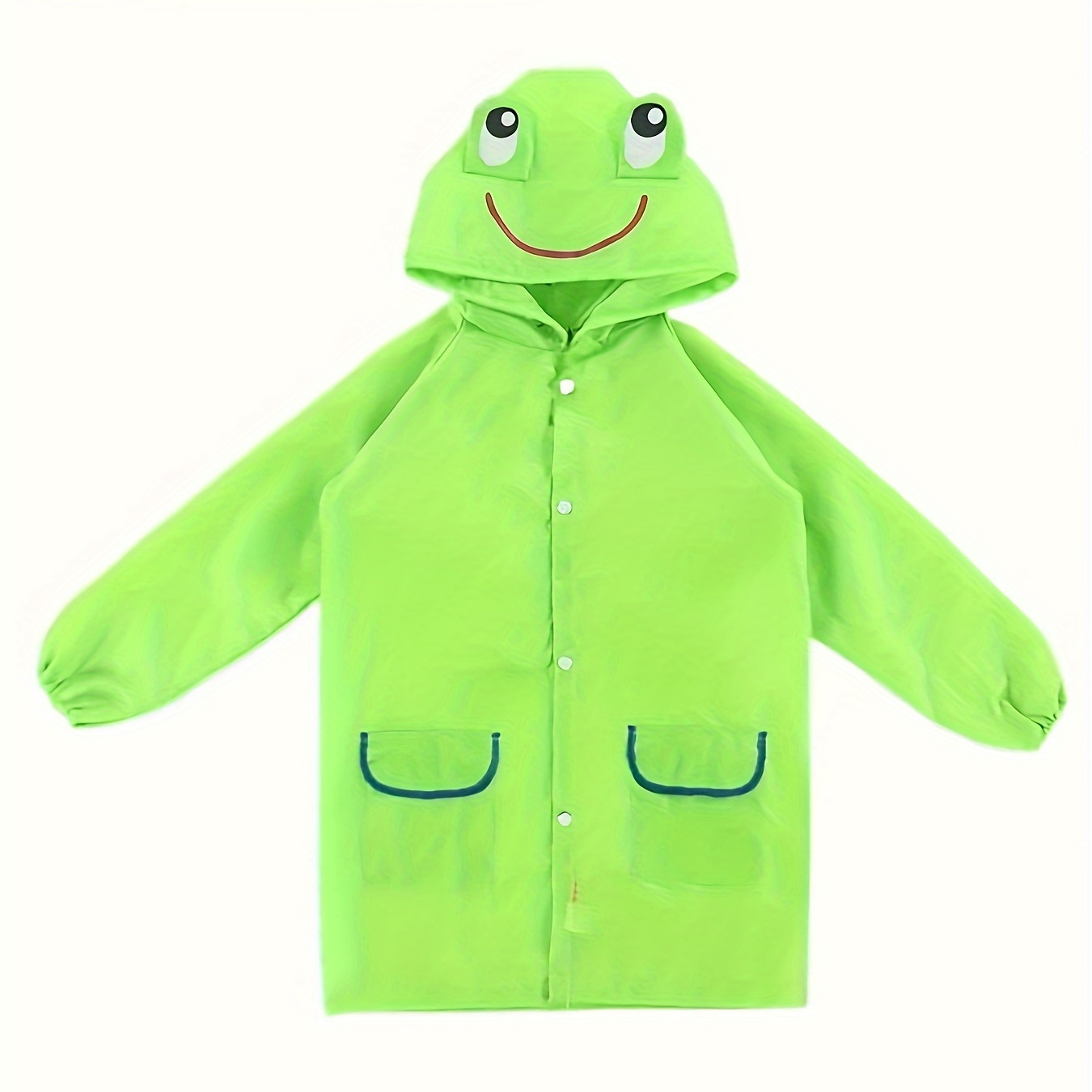 

Boys Cartoon Animal Pattern Raincoat, Kids Stylish Waterproof Portable Reusable And Waterproof Clothes