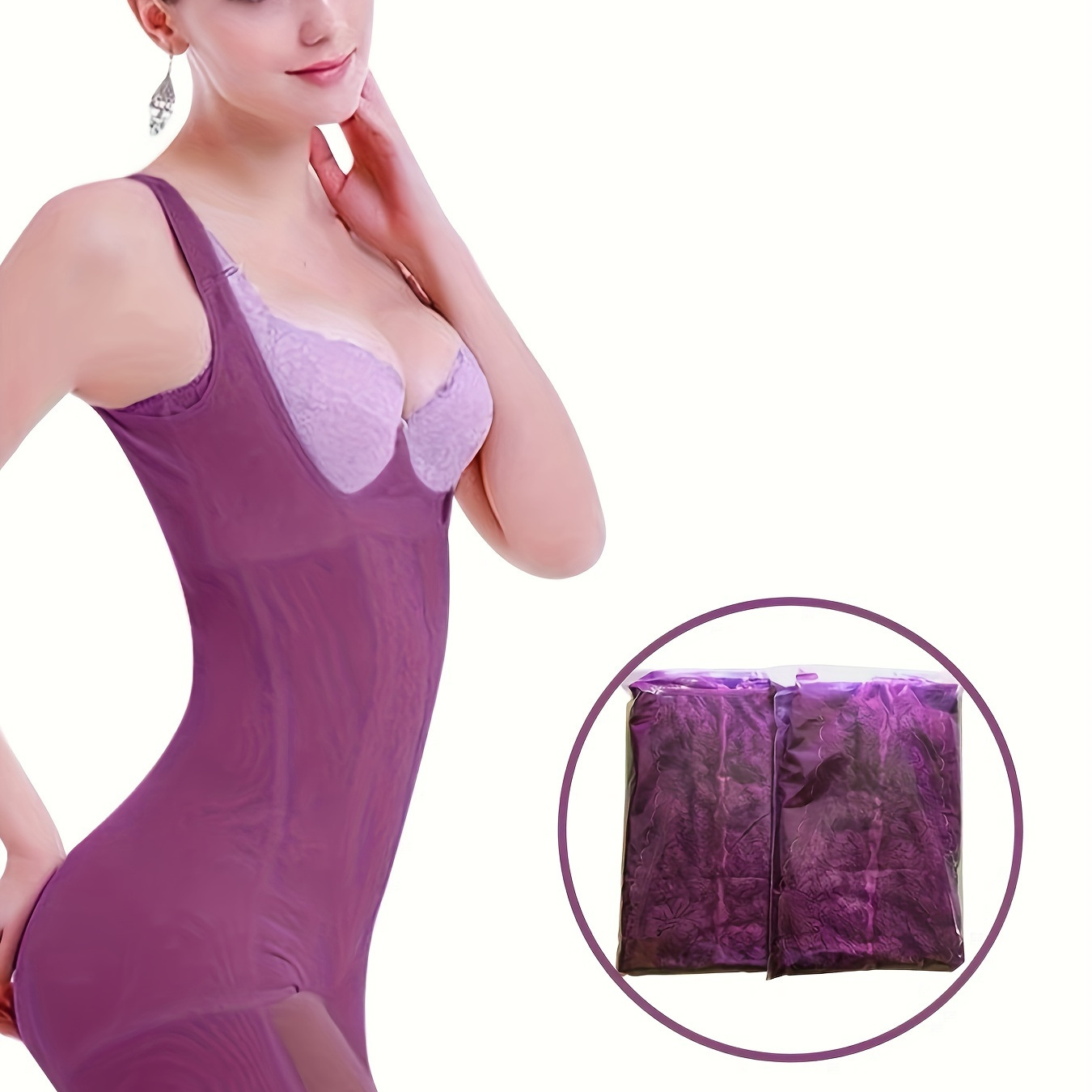 Women Body Shaper - Purple