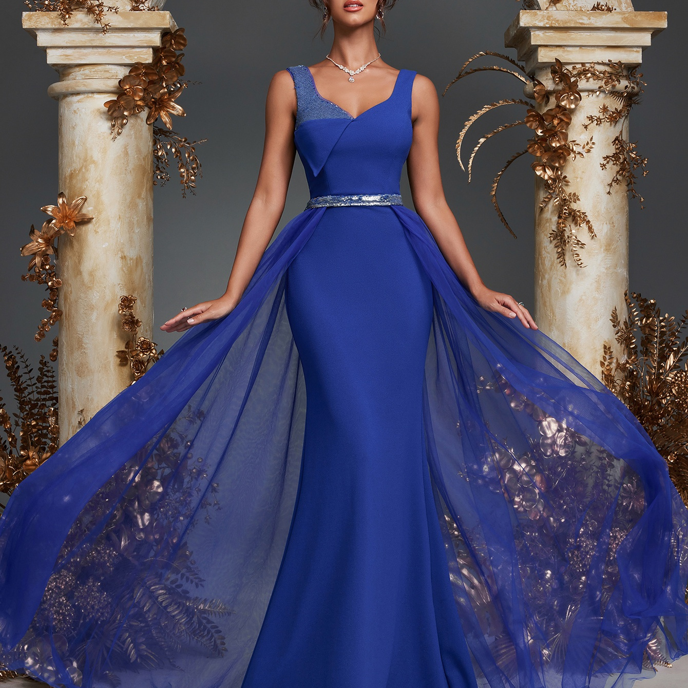 cobalt blue bridesmaid dresses Royal Dresses,One Shoulder Bridesmaid Dress,Elegant Br This white designer sequin gown is ideal for brides looking to make a memorable entrance and leave a lasting impression Royal Blue Bridesmaids Dresses Uk
