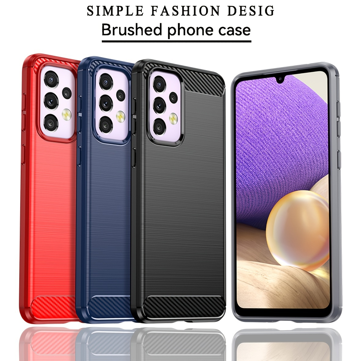 Luxury Glitter Phone Case for Samsung Galaxy M32 M12 A54 A14 A53 A52s A73  5G A34 A04 A51 4G A32 A33 A22 A71 A13 Woman Ring Cover - AliExpress