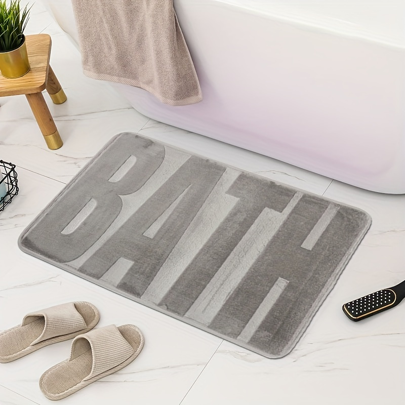 超格安価格 Nice Bum Bath Mats Non-Slip Absorbent Soft Plush Doormat Decor Ba