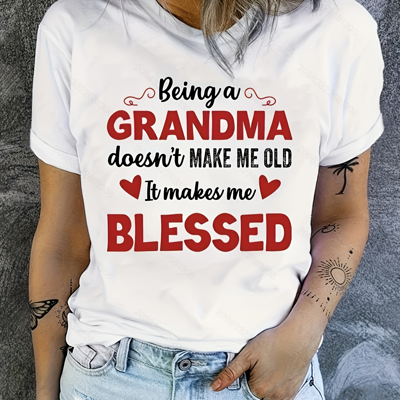 

Mother's Day Letter Print Crew Neck T-shirt, Casual Short Sleeve T-shirt For Spring & Summer, Women's Clothing