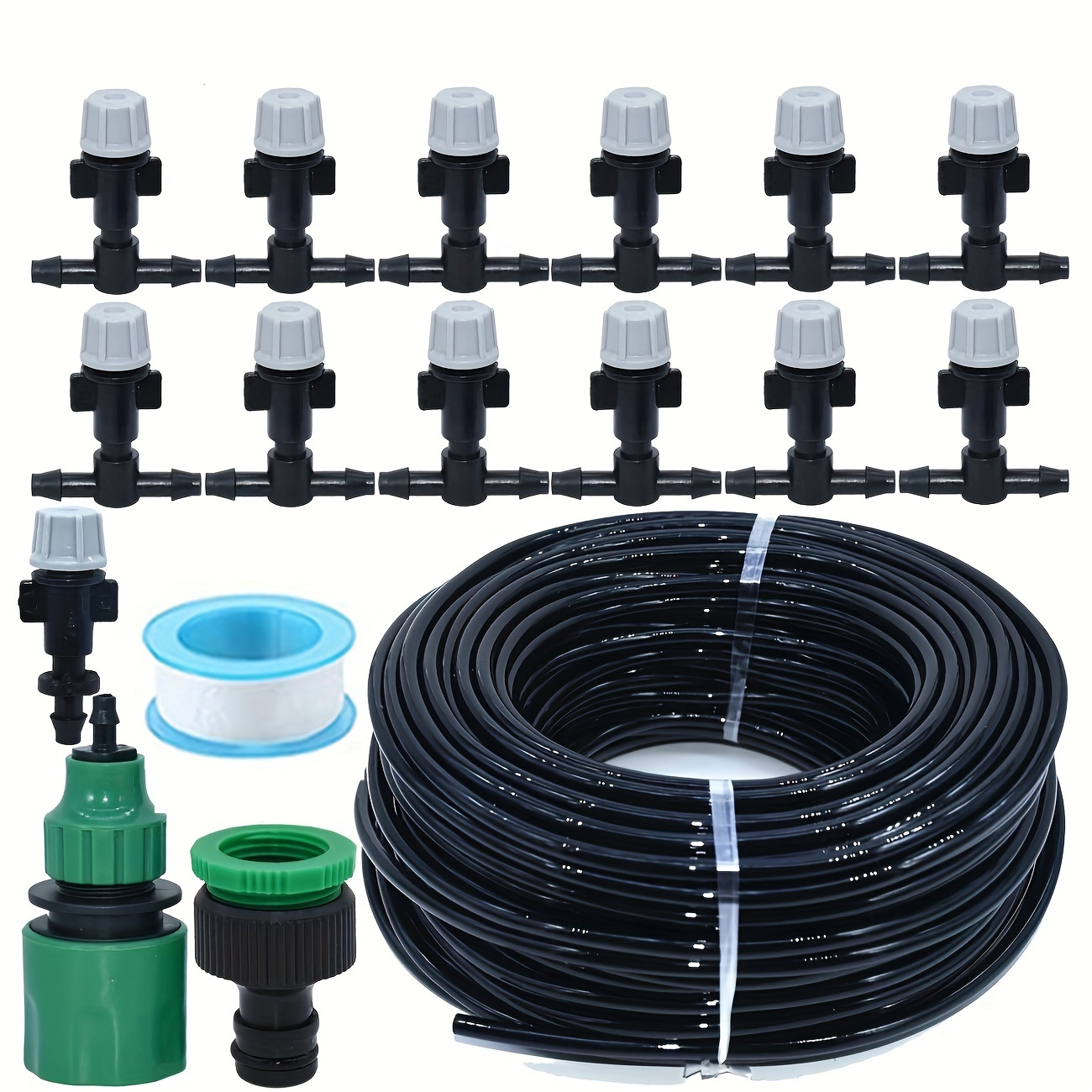 1 Roll 3/5mm 4/7mm 8/11mm Hose Garden Micro Drip Irrigation