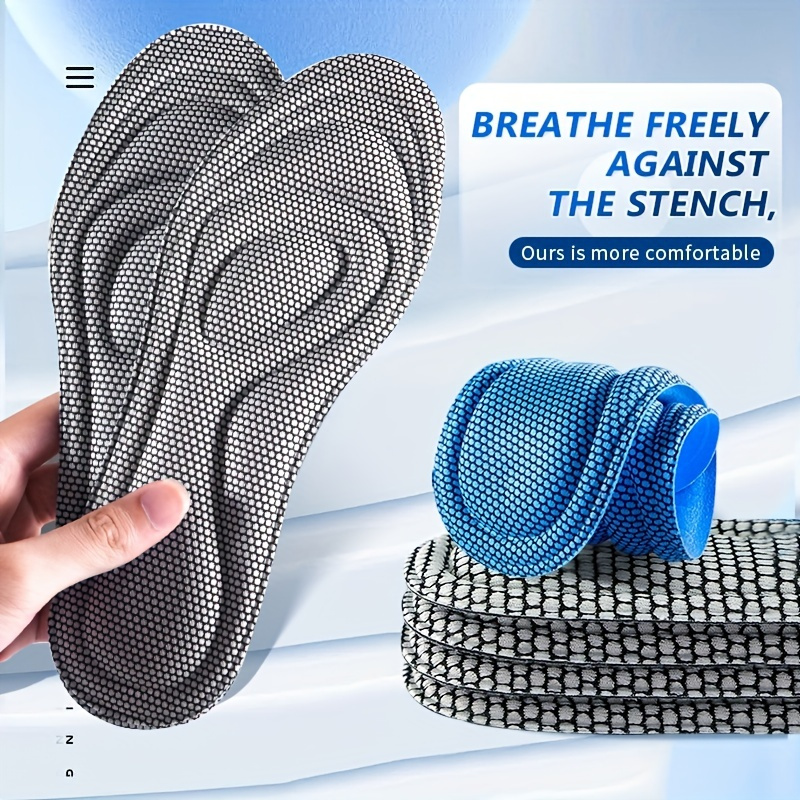 

Memory Foam Insoles For Shoes Men Women Nano Antibacterial Massage Sport Insole Feet Shoe Sole Running Accessories