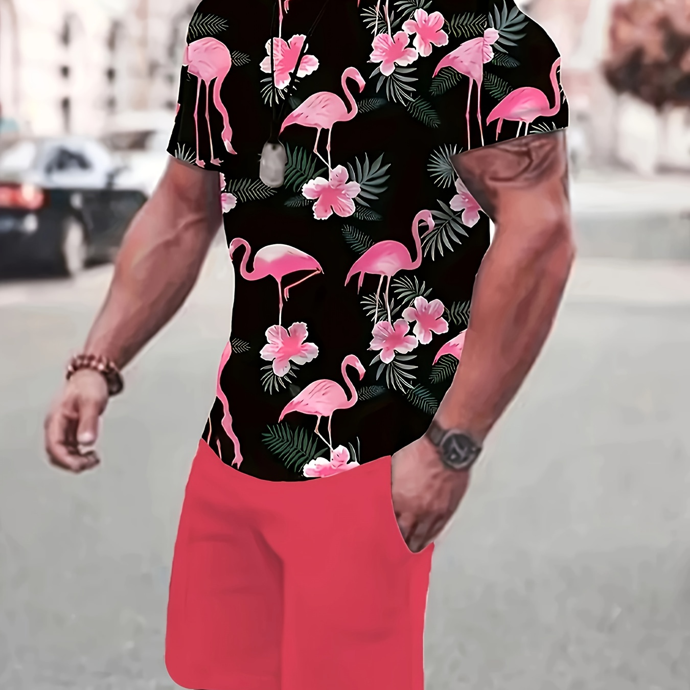 

The World's Most Popular Men's Leisure Fashion Printing Suit