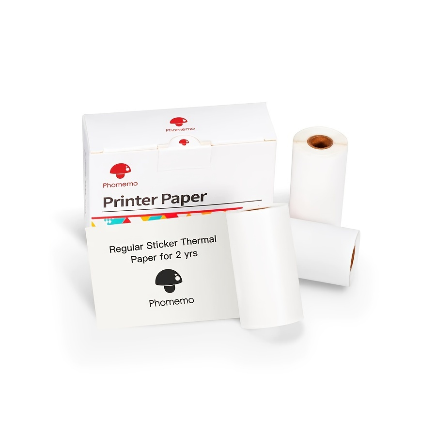 Rouleau de papier thermique A4 pour imprimante sans fil Bluetooth,  210x30mm, GZQIANJI A4