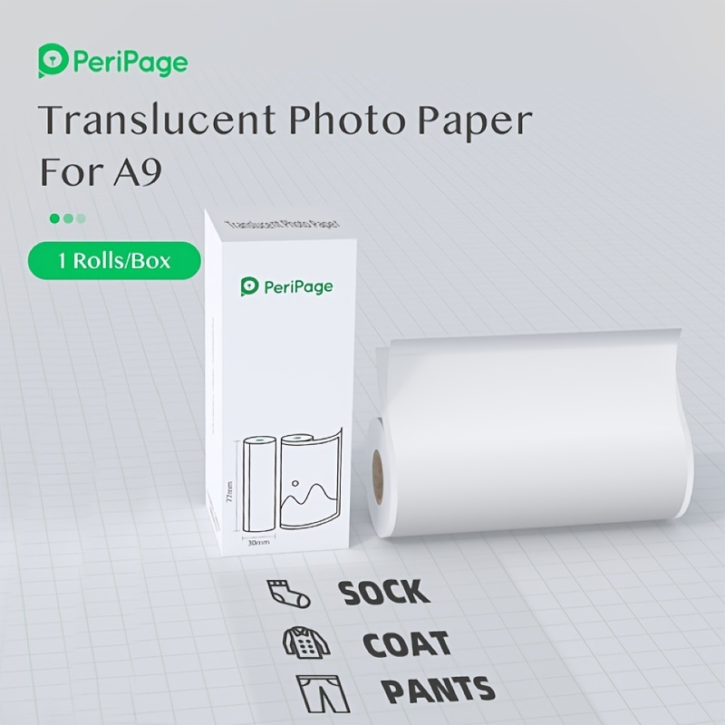 Semi transparent Thermal Paper Translucent Photo Sticker Bpa - Temu