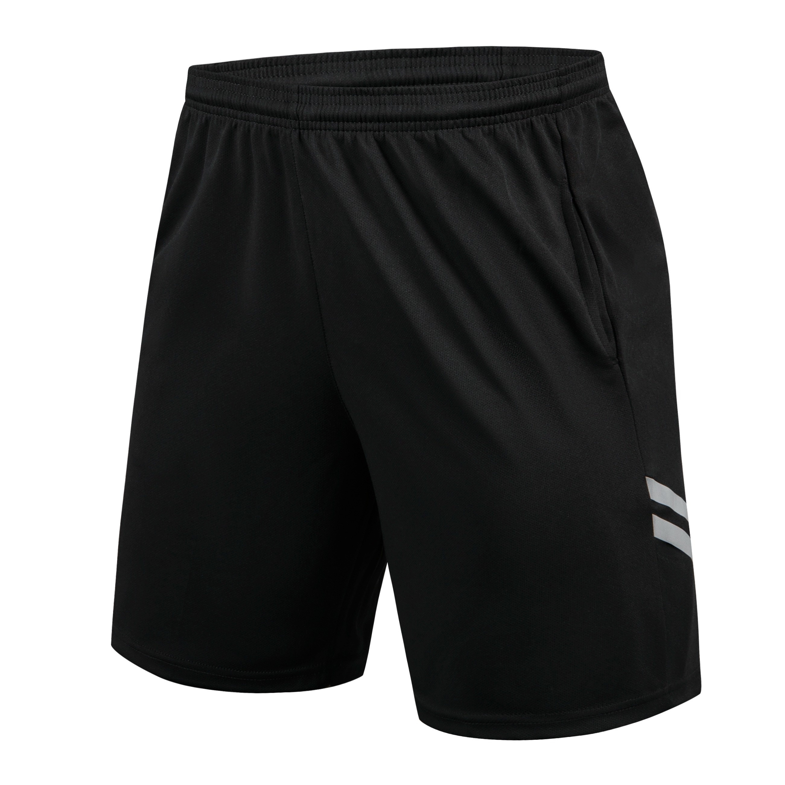 

Quick-dry Athletic Shorts With Pockets - Breathable, Stretch Waist For Soccer, Tennis, Badminton & Running, Machine Washable