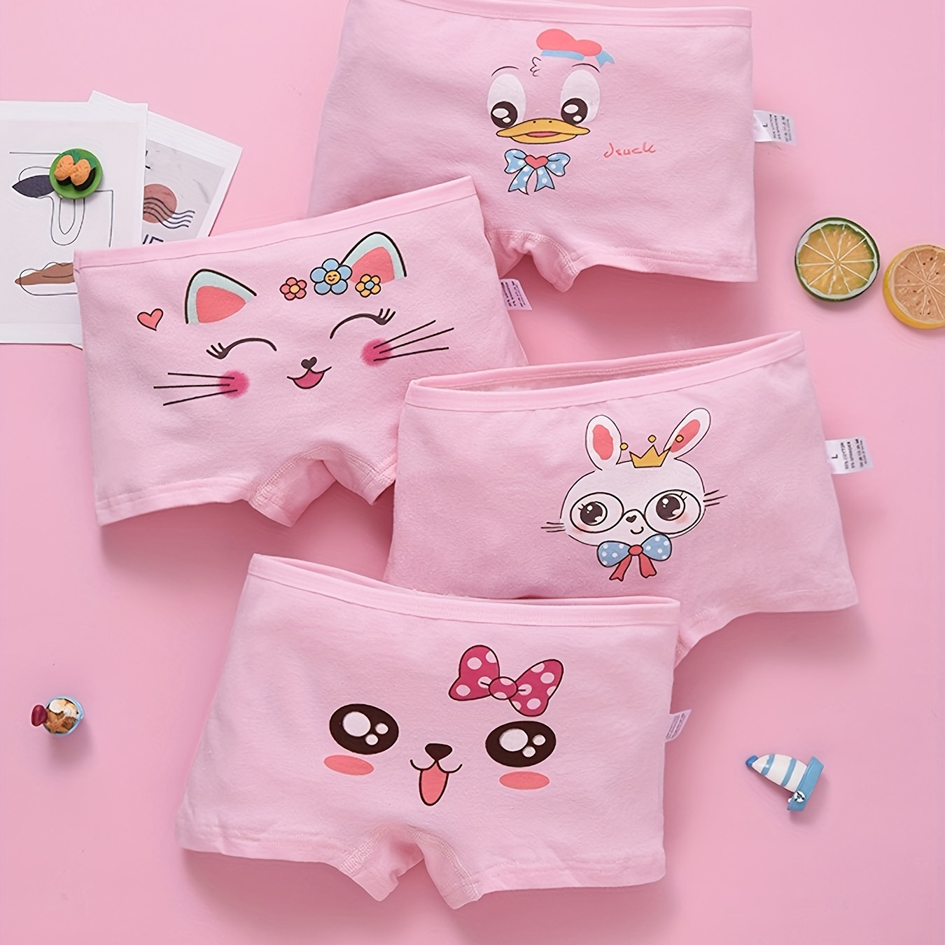 Domee Girls Cotton Underwear Soft Panties Briefs Pack of 10 Assorted Bunny  and Kitten 2-4 Years (Manufacturer Size M) : : Clothing, Shoes &  Accessories