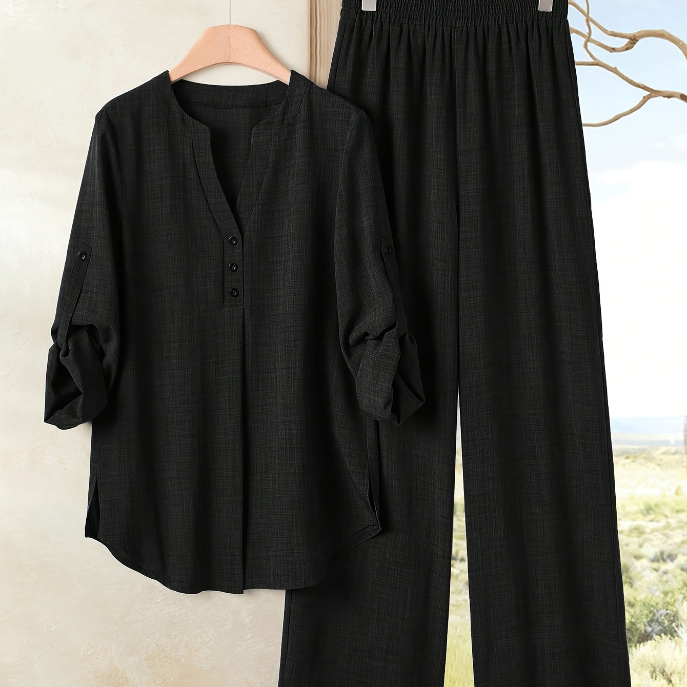 Women's Fashion Casual Popular Shirt And Pants Set
