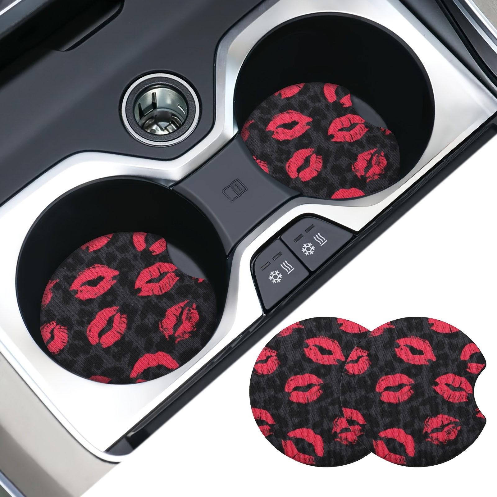 Car Cup Holder Coasters Universal Auto Anti Slip Insert - Temu