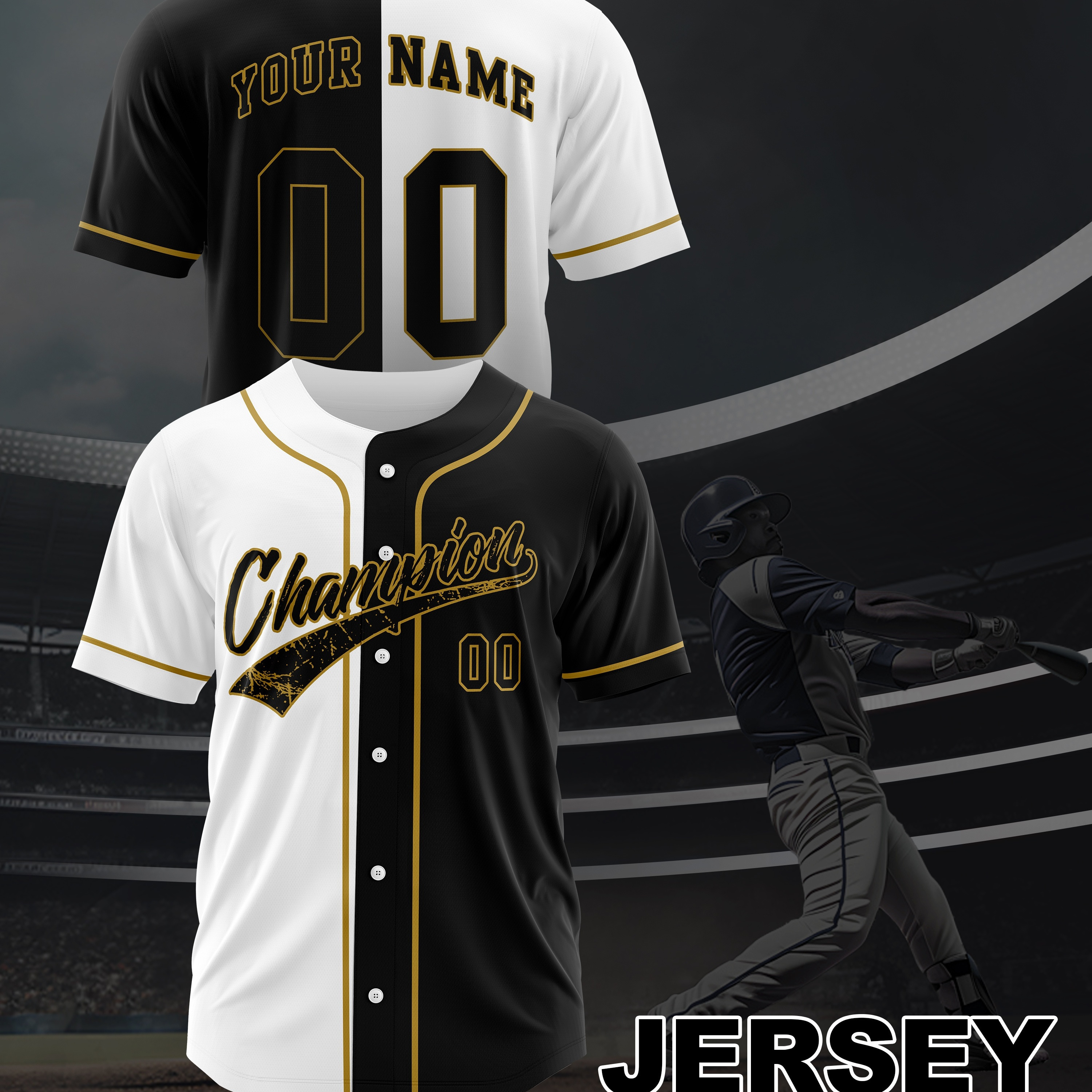 

Jersey - Personalized & , Fit, For