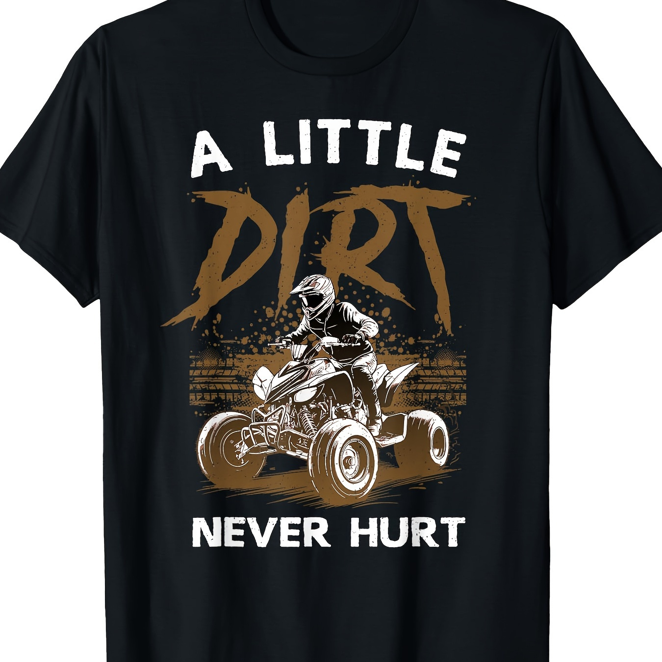 

Cool Atv Designquad 4 Wheeler Atv Riding -220g-100%cottont-shirt