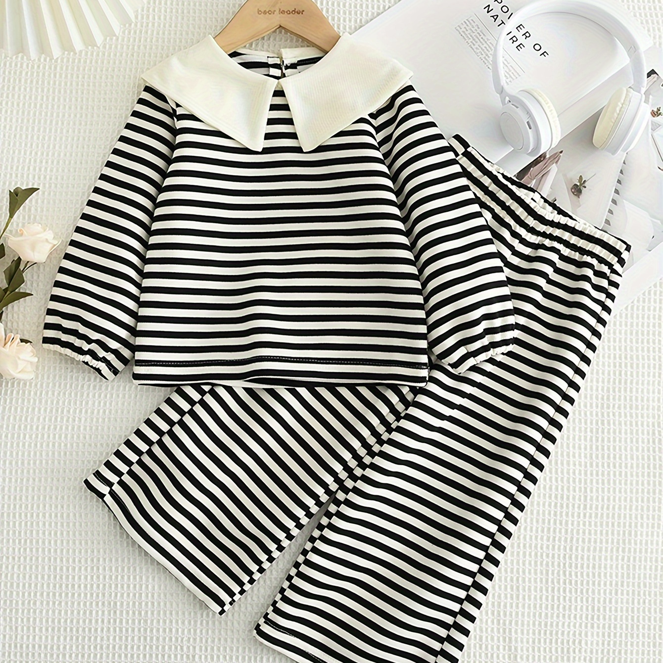 

' Striped Long Top And Pants Set - , , No , Regular / - And Outfit 12 And , For