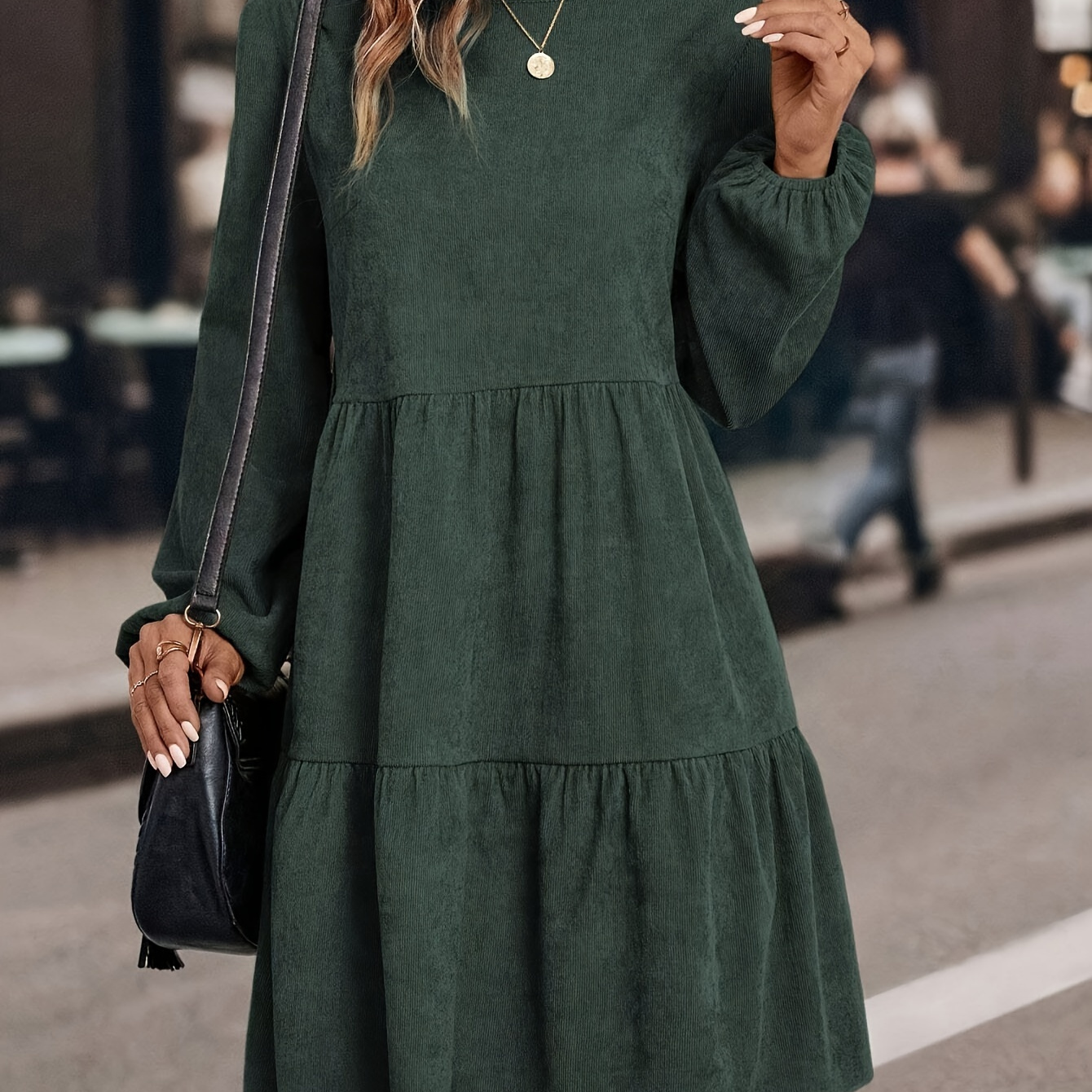 

Ruffle Hem , Long For & Fall, Women's Clothing