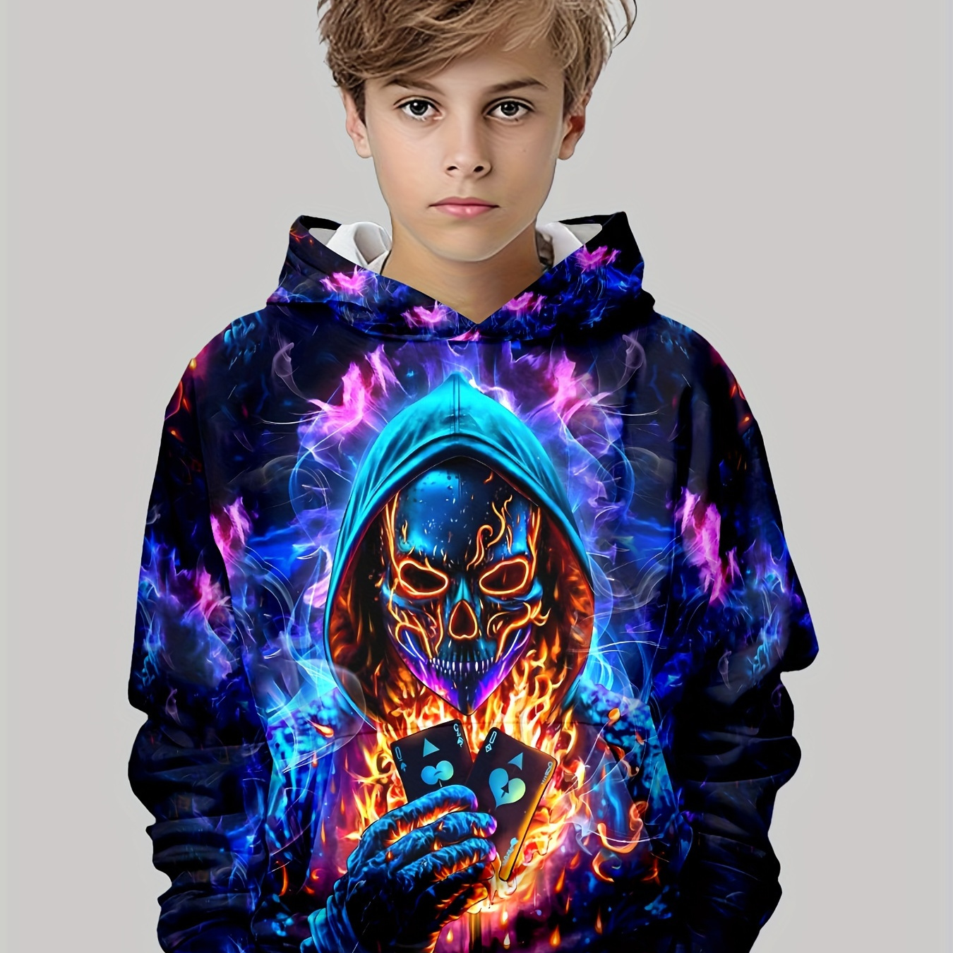 

3d Print Boys Long , And Sweatshirt - Fall For !