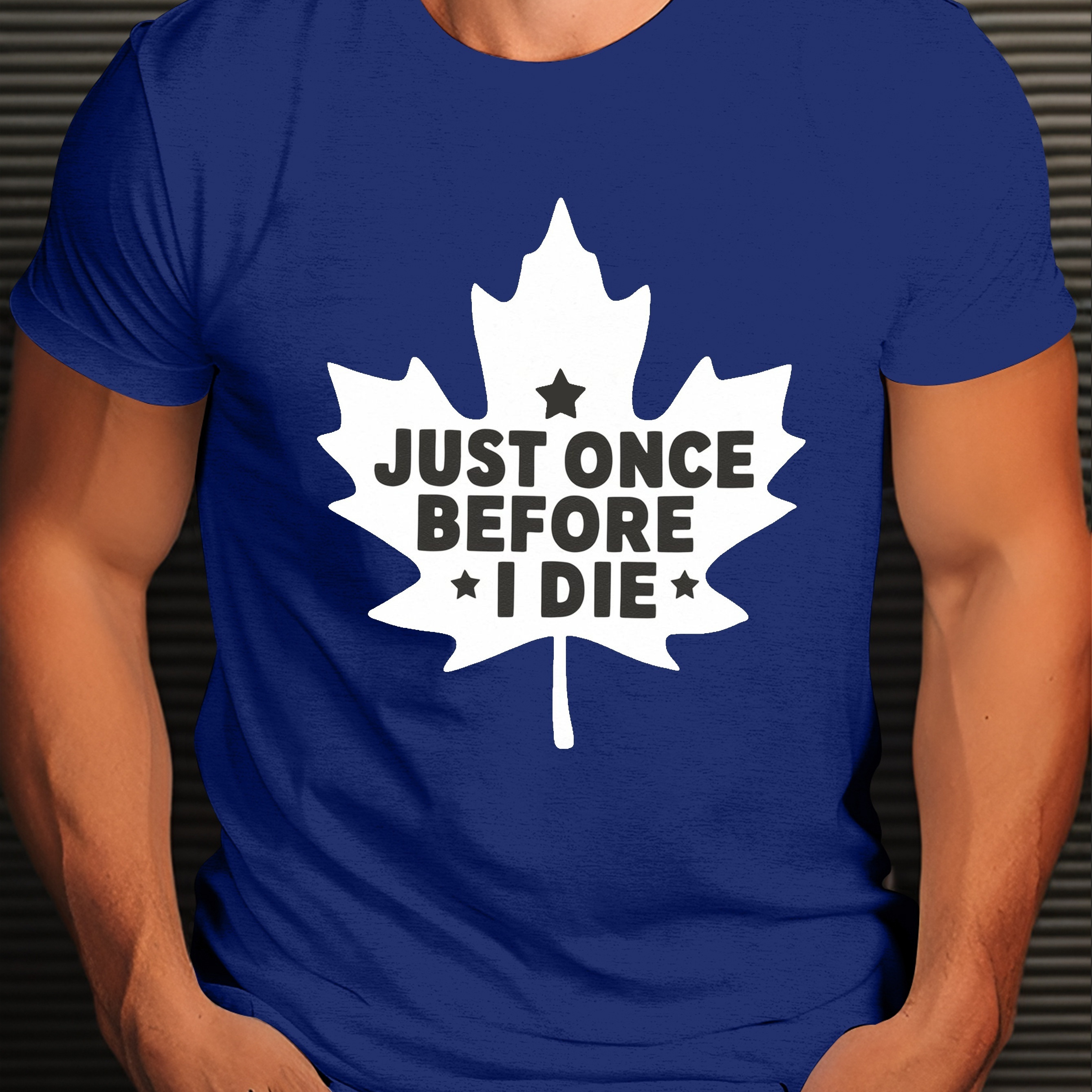Men's "Just Once Before I Die" Graphic T-Shirt