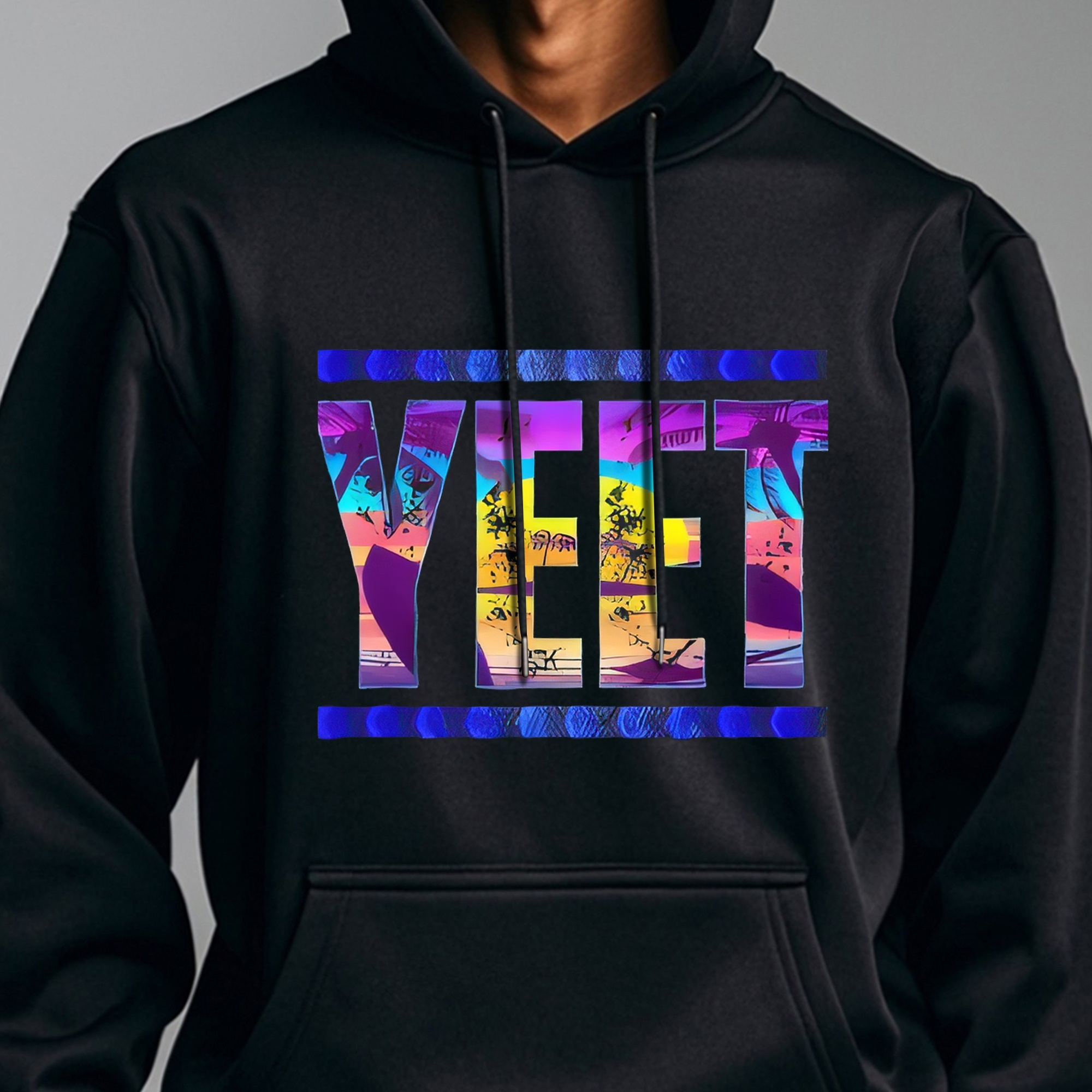 

Yeet Sweatshirts For Men Graphic Tee Black Crew Neck Funny Soft 100% Men Stylish Sweatshirts Running Weekend Casual Breathable Moisture-wicking Quick-dry Made In Usa