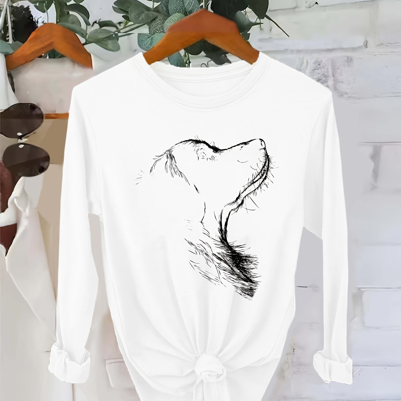 

Long Sleeve T- - Polyester , Round , , Regular Fit