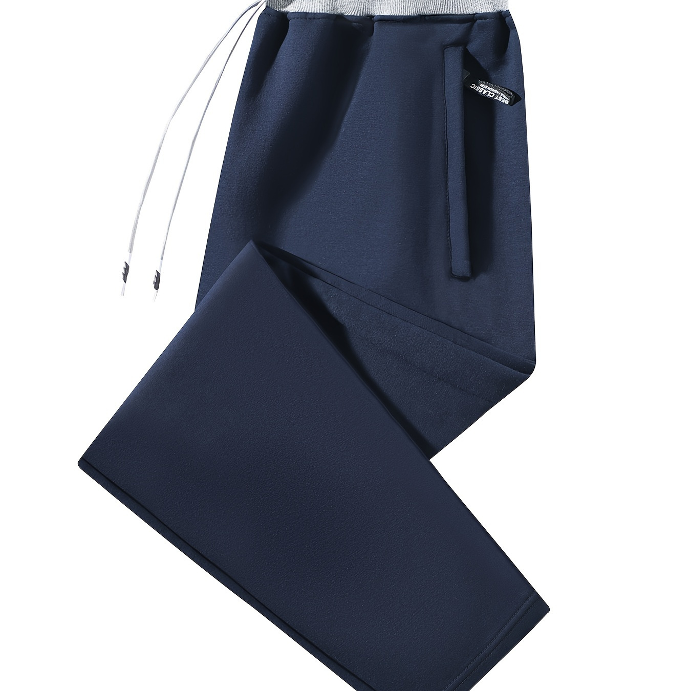 

Plus Size Men's Casual Pants With Pockets, Suitable For Running, Yoga And Other Sports