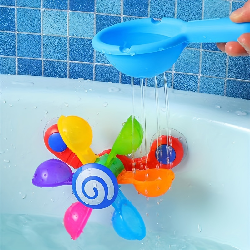 Bath Toys for Kids Ages 4-8 Years with Bathtub Toy Holder, Soft