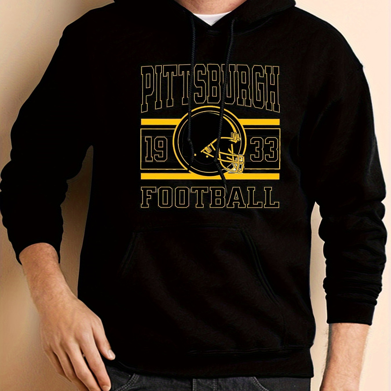 

Vintage Pittsburgh Football Sweatshirt Hoodie Trendy Pittsburgh Football Fan Gifts Pittsburgh Football Pittsburgh Hoodie 280g