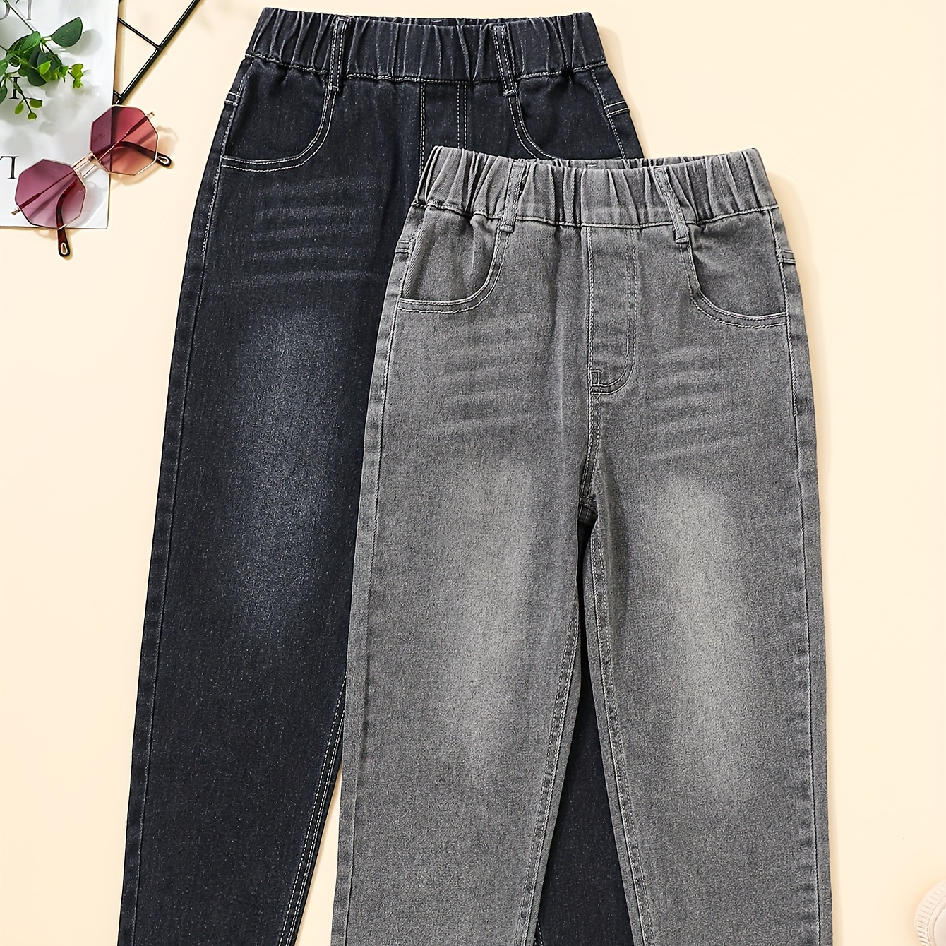 

Boys' Denim Long Pants 2 Packs For Middle And Big Youngsters Spring And Autumn Models