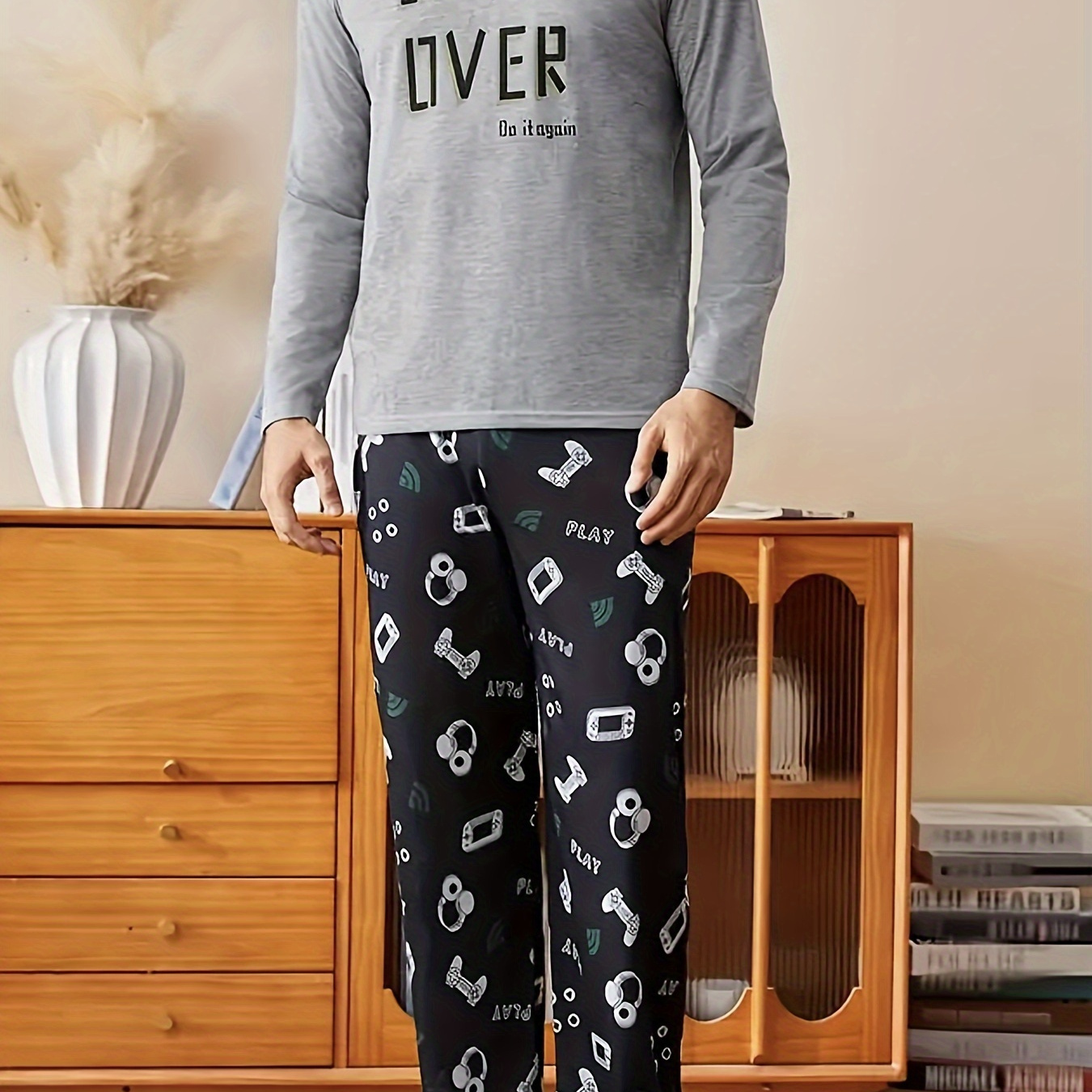 

Men' Long- Set - , , For Fall/ &