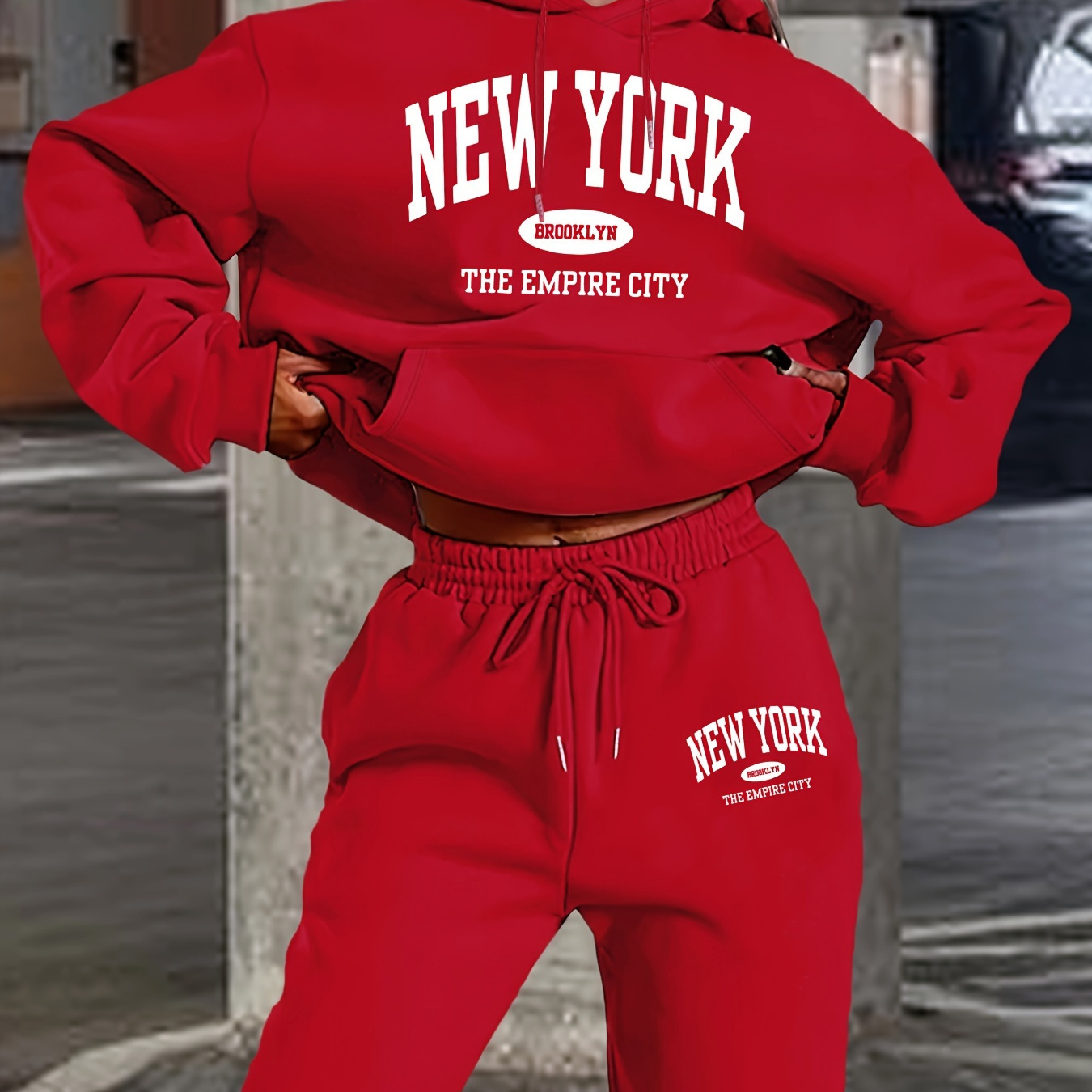 

Women's City And Pants Set, Polyester, , Drawstring , , / , Loungewear