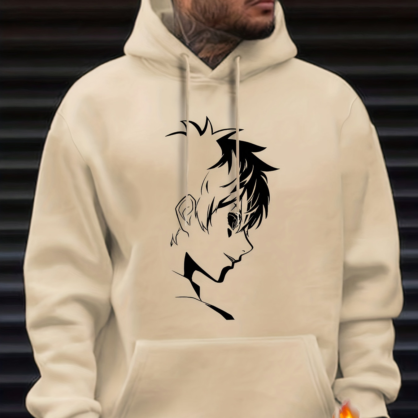 

Sweat À Capuche Imprimé Anime Boy, Sweats À Capuche Cool Pour Hommes, Sweat-shirt À Capuche Décontracté Pour Homme Avec Poche Kangourou Pour L'hiver Et L'automne, Comme Cadeau