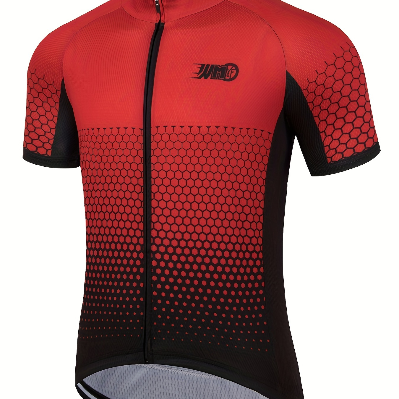 

Men's Cycling Jersey With Rear Pocket, Quick Dry Breathable Moisture Wicking Short Sleeve Mtb Shirt For Biking Riding Sports