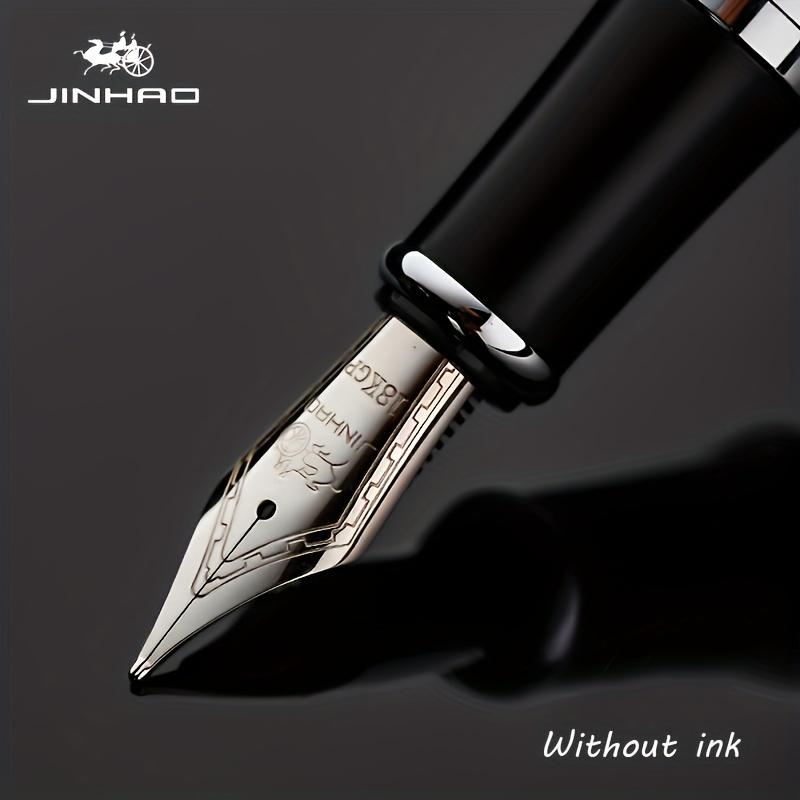 

Luxury Jinhao X750 Fountain Pen - 18kgp Nib, Stainless Steel, Perfect Gift For School & Office