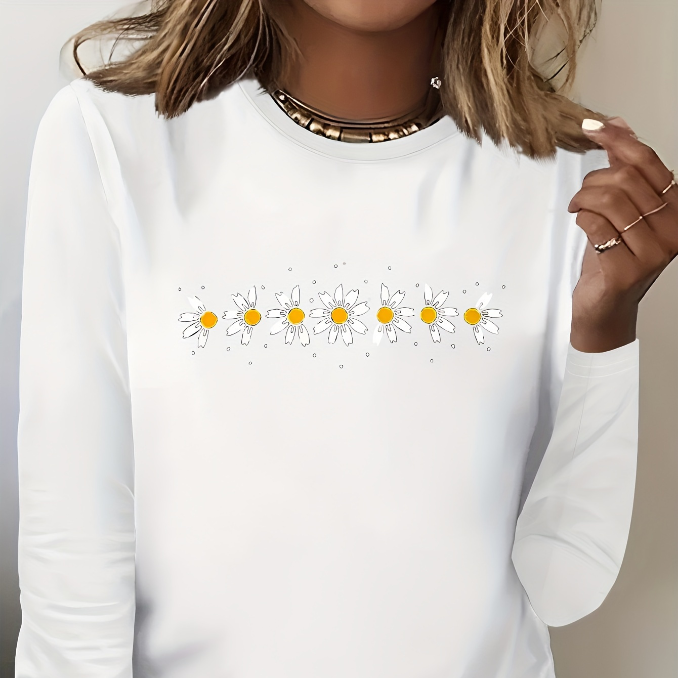 

T-, Long Sleeve Top For & Fall, Women's Clothing