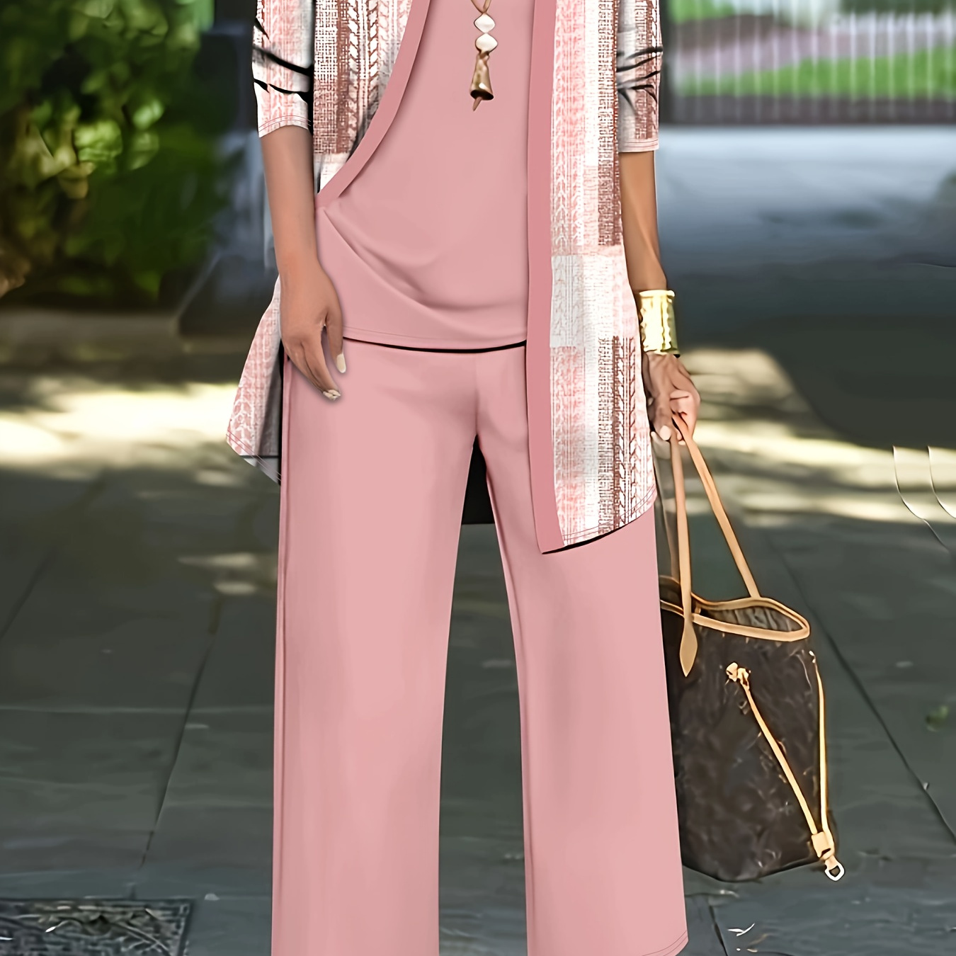 

' Printed And Pants - Suit