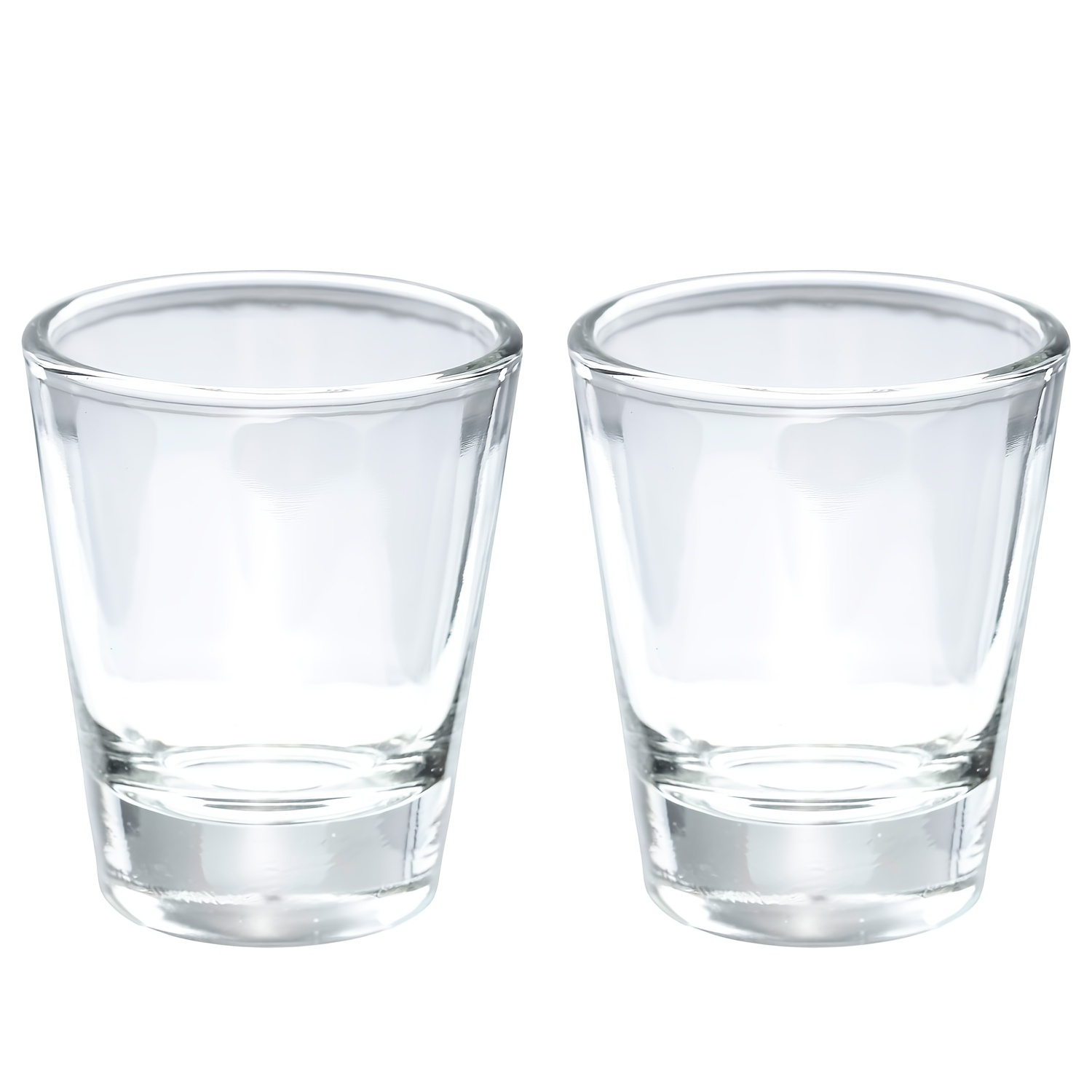 Heavy Base Shot Glasses Set Clear Glasses A Smooth Drink - Temu