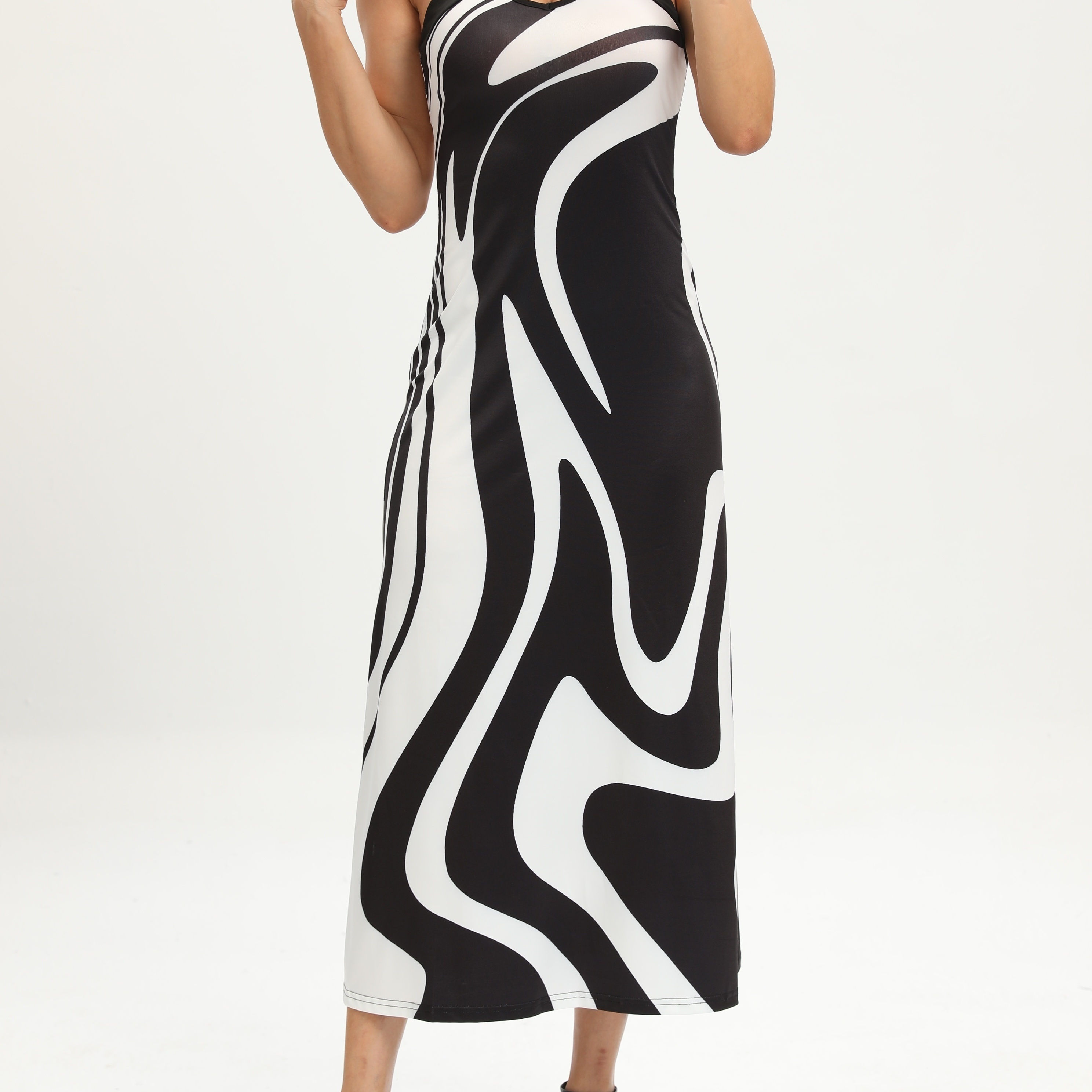 

Sleeveless Maxi Dress, Summer Casual Dress, Women's Clothing