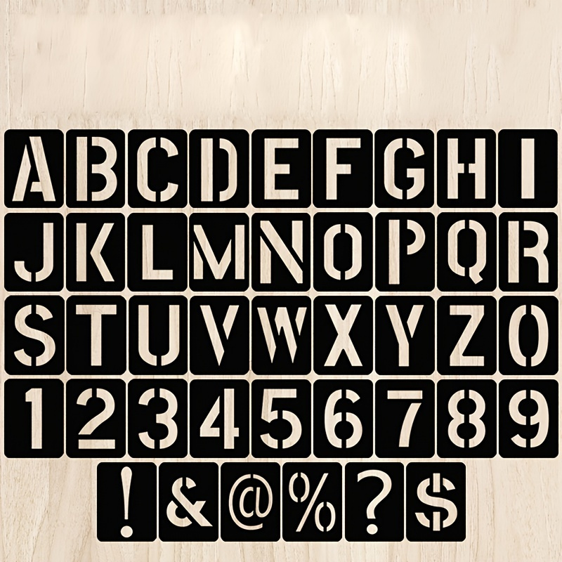 Alphabet Stencils Letter Stencil Lettering Alphabet Stencil - Temu