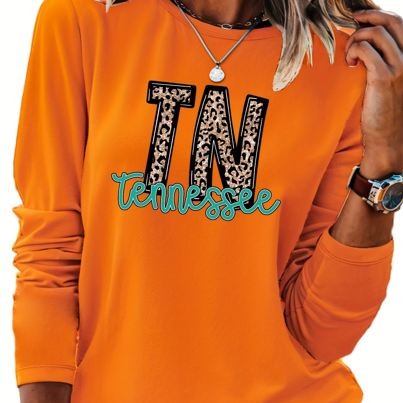 

- Long Sleeve T- - , Stretchy Polyester , - Women', For ,